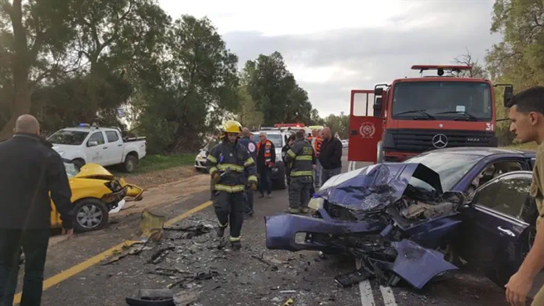 Место аварии близ Эйн-Шлоша