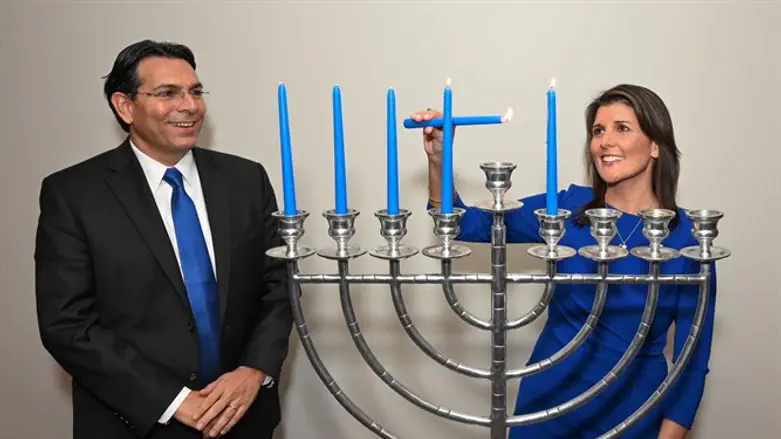 Haley at candle-lighting