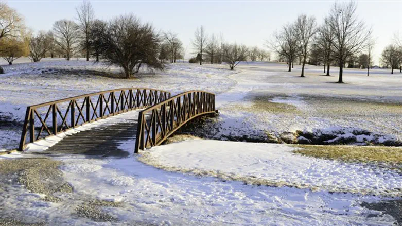 העיירה נפרוויל בחורף