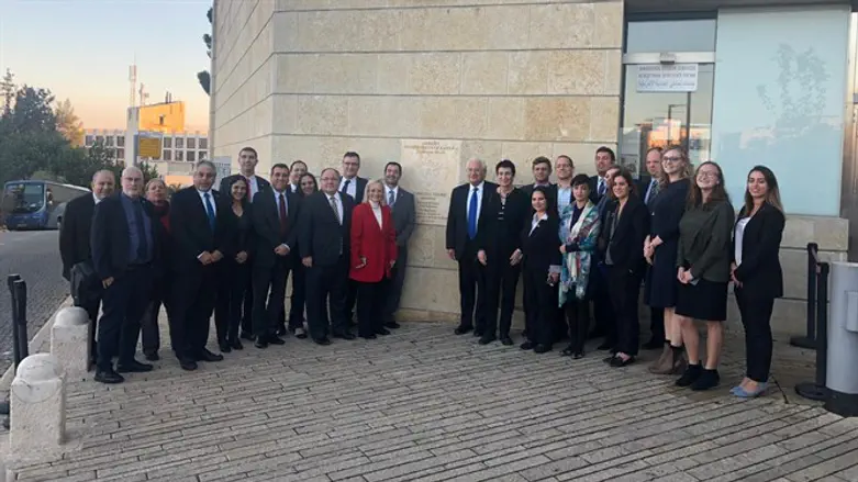 השגריר פרידמן עם השגרירים הישראלים