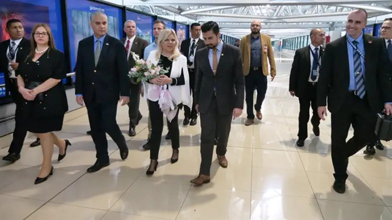 Sara Netanyahu arrives in Guatemala