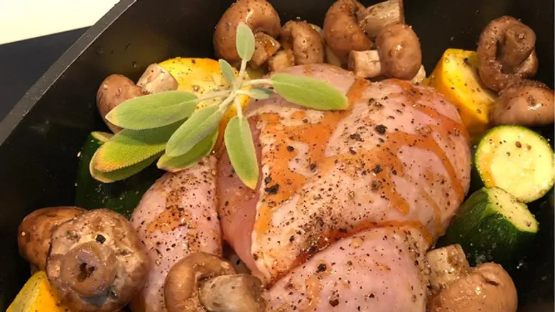 עוף שלם צלוי