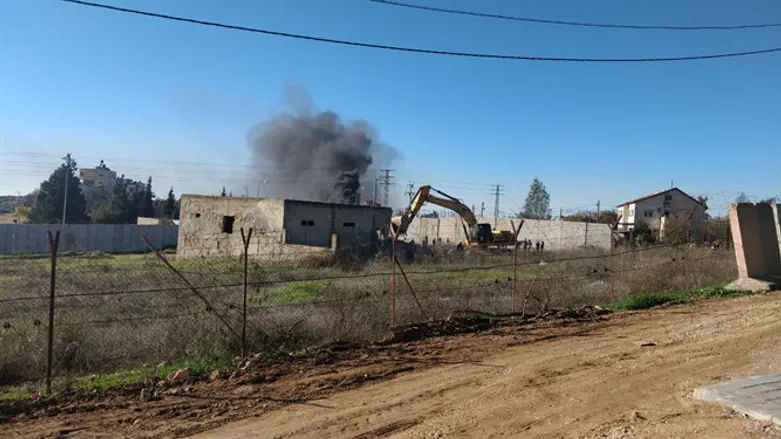 Снос палестинского здания