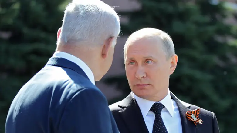 Биньямин Нетаньяху и Владимир Путин