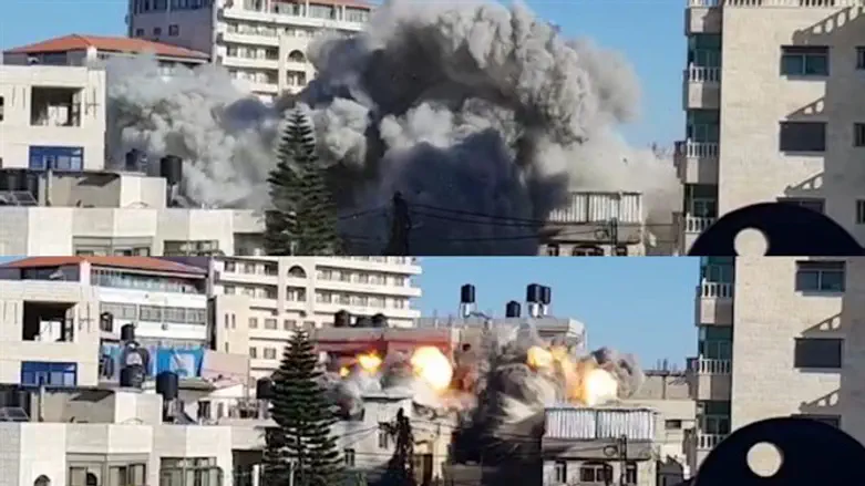 חיילי דובדבן מפוצצים את בית המחבל מרמאללה שרצח את חברם רונן לוברסקי.