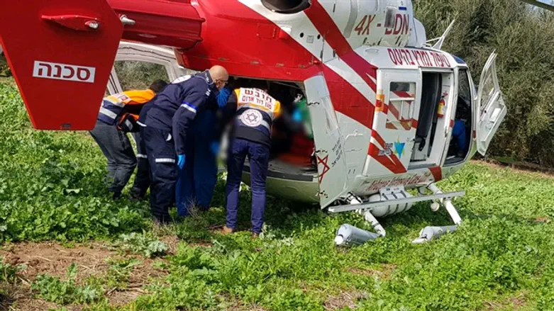 Эвакуация на медицинском вертолете