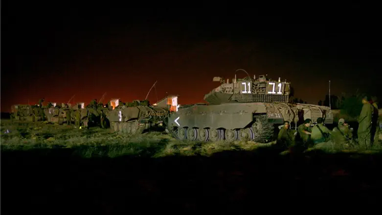 Танки ЦАХАЛа на границе с Газой. (Архив)