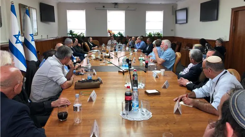Биньямин Нетаньяху на встрече с главами региональных Советов Ие"Ша