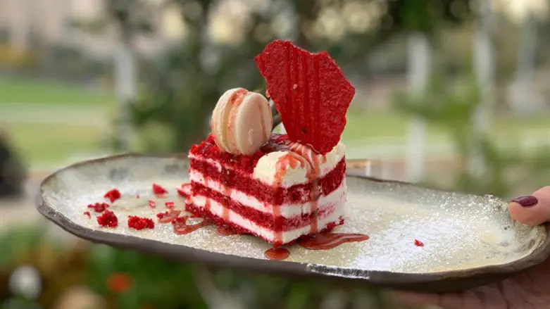 מנה שמוגשת ב'קפה גן סיפור'