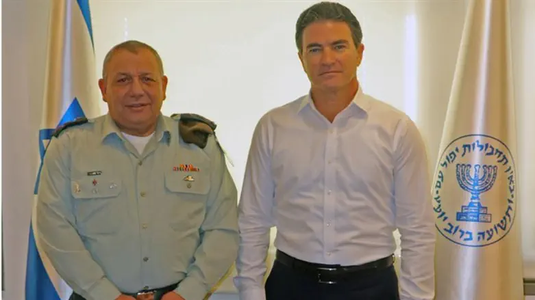 Yossi Cohen and Gadi Eizenkot