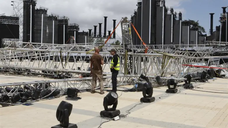Mt. Herzl after the collapse
