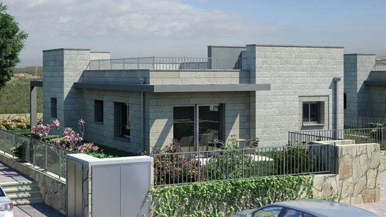 בית לדוגמא בפרויקט ביקיר