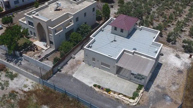 הבית לאחר השלמת הבניה