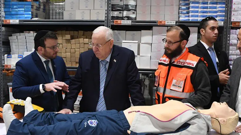 ריבלין באיחוד הצלה