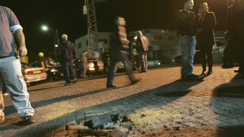 Место падения ракеты. Иллюстрация