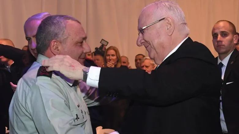 President Rivlin at farewell for Gadi Eizenkot