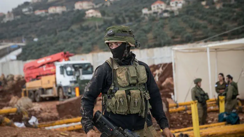 Site where tunnel crossing from Lebanon to Israel discovered by Israel