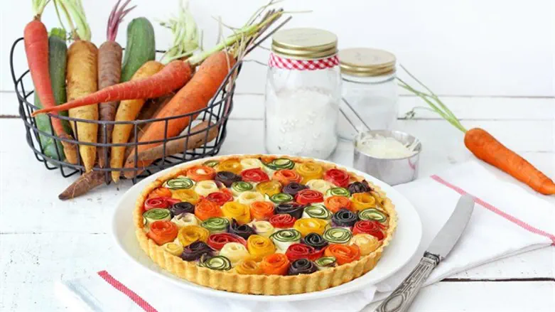 קיש פרחי ירקות