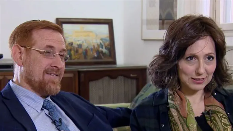 Yehuda Glick and Hadas Disin