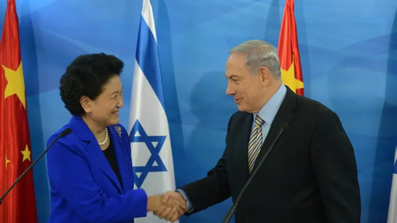 Binyamin Netanyahu, Chinese VP Liu Yandong