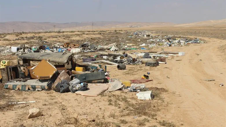 פסולת בדרום