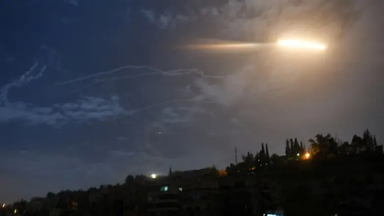 Missiles in the sky (illustrative)