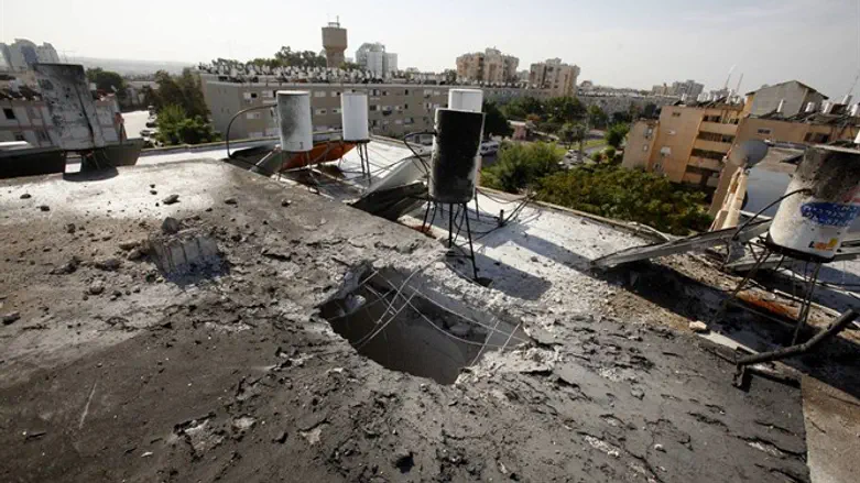 Ракетный обстрел Ашкелона (архив)