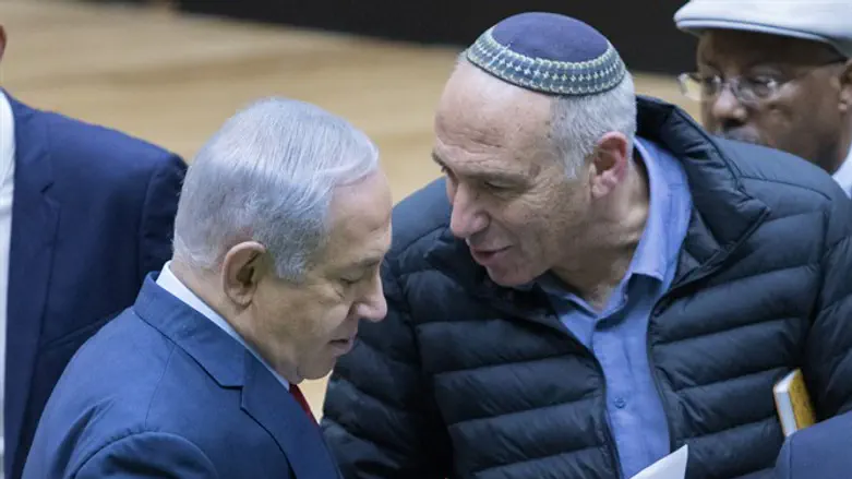 Биньямин Нетаньяху и Моти Йогев