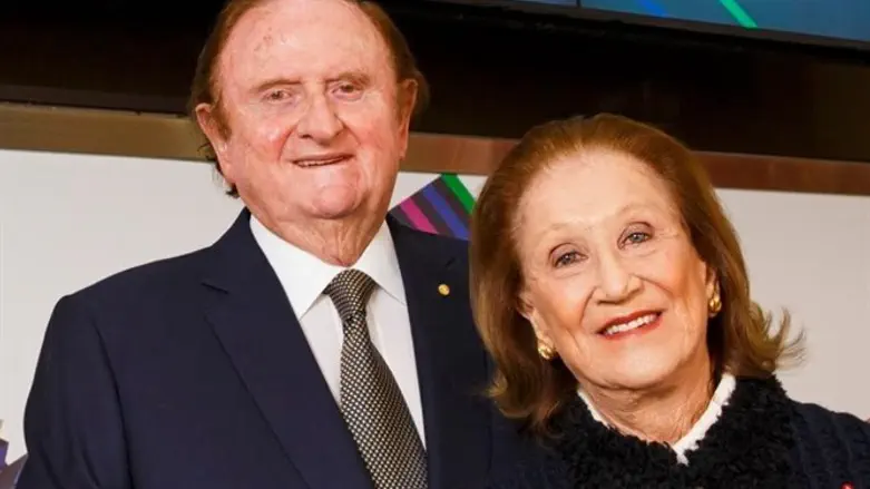 Australian philanthropists John and Pauline Gandel