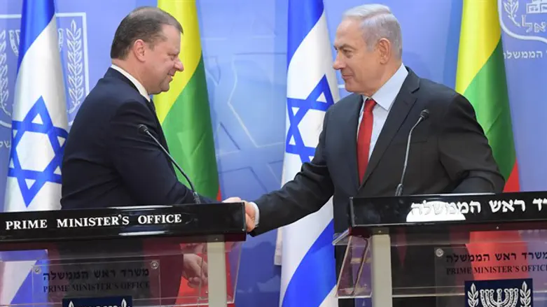 נתניהו עם עמיתו הליטאי