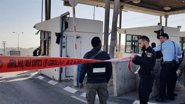 Scene of attack at al-Zaim checkpoint