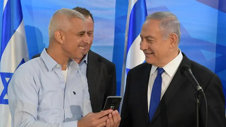 Daniel Ben Atar and PM Netanyahu