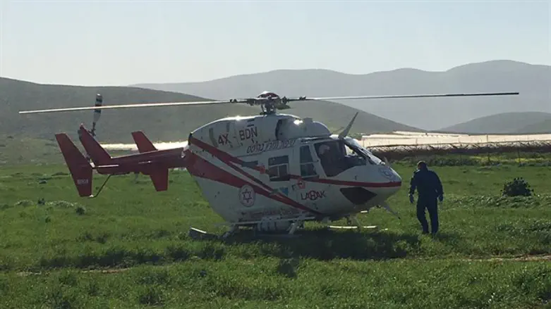 MDA helicopter medevac