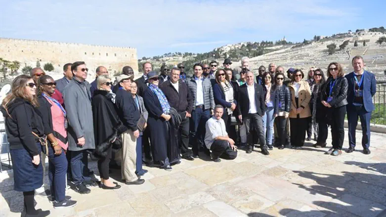 Делегация послов ООН в Израиле