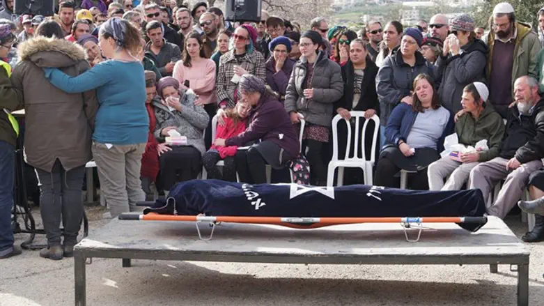 На похоронах Ори Ансбахер