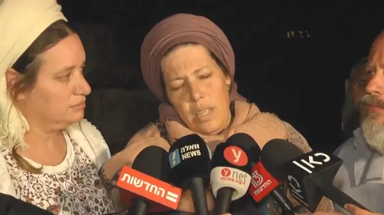 Ori Ansbacher's mother speaks with the media