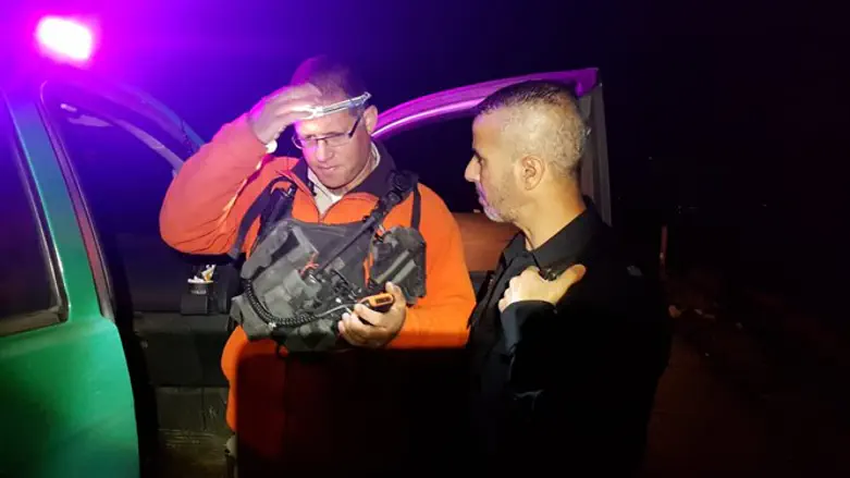 The rescue scene
