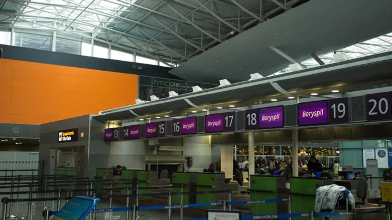 Borispol airport in Kiev, Ukraine
