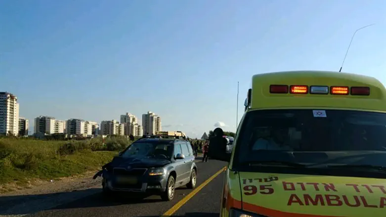 site of the accident