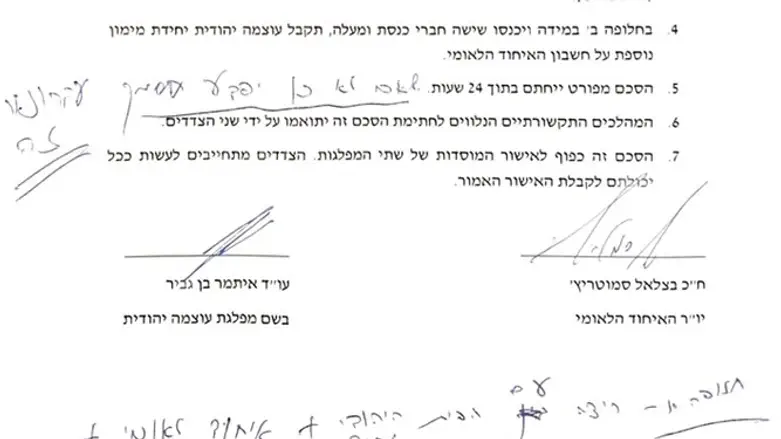 הסכם המריבה