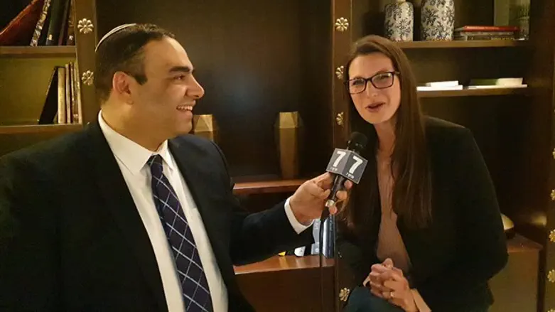 Орли Раппопорт дает интервью 7 каналу