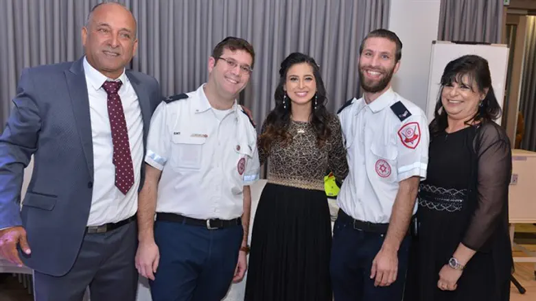 חובשי מד"א במסיבת ההודיה של ליטל