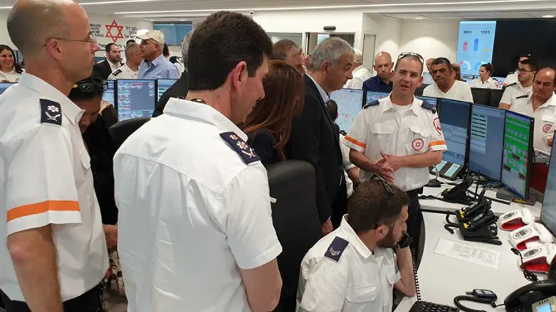 חנוכת מוקד ההצלה הלאומי