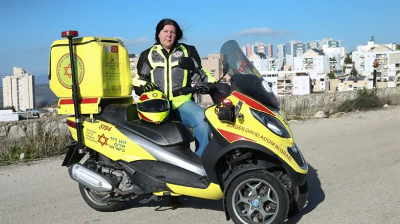 האופנוענית הראשונה של מדא בנצרת עילית