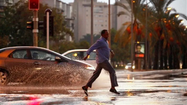 Heavy rains in Israel
