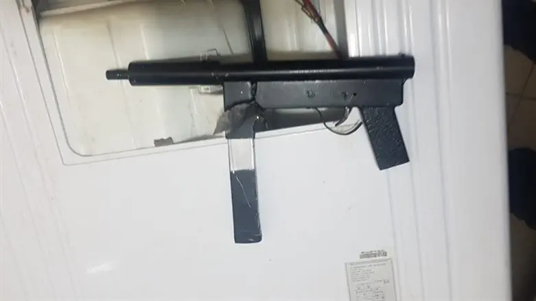 One of the confiscated weapons