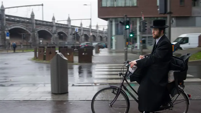 Jewish quarter in Antwerp, Belgium