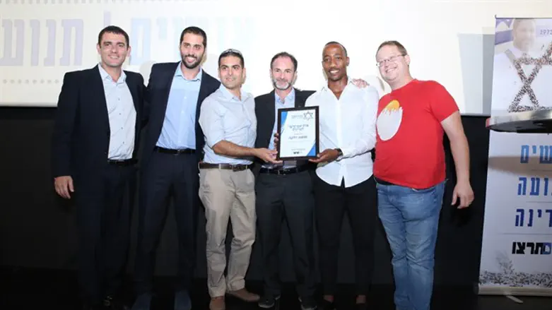 זלקה במעמד הפרס באוקטובר האחרון