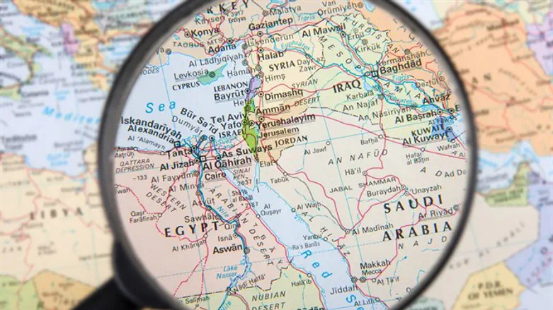 Map of the Middle East