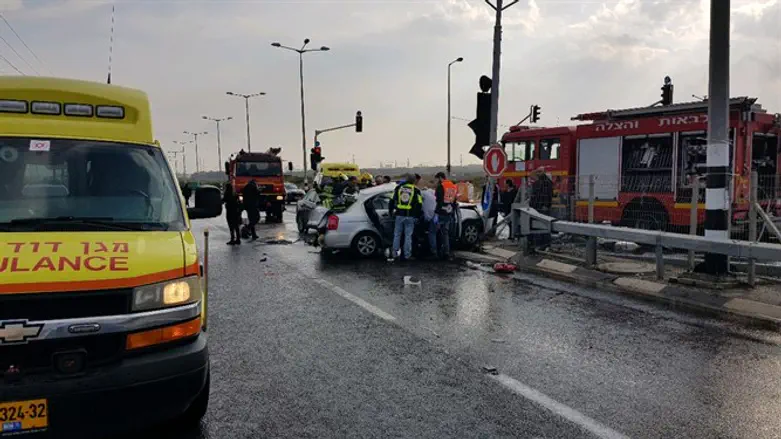 זירת התאונה